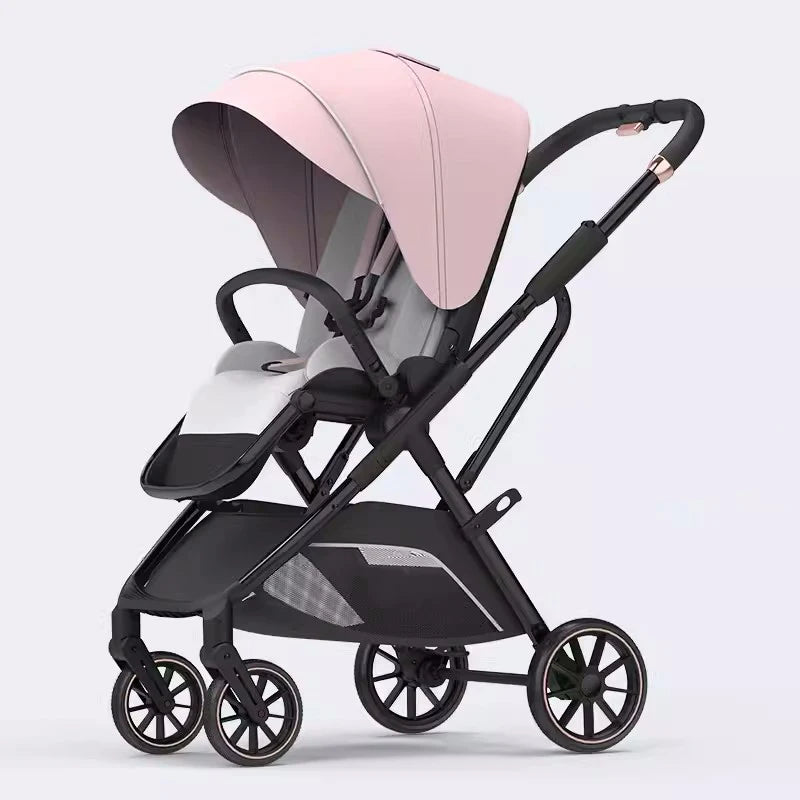 High View Portable Baby Stroller with Ergonomic Seat