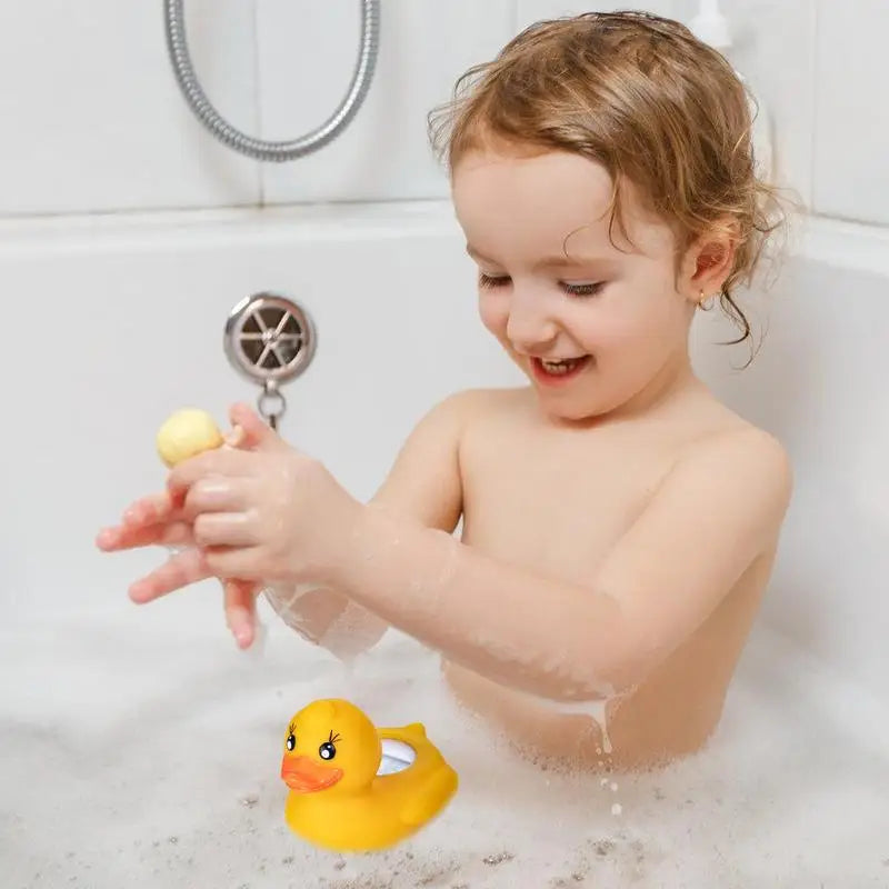 Cute Duck Shaped Baby Bath Thermometer Waterproof Toy