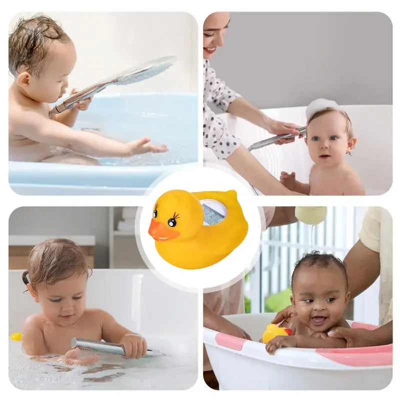 Cute Duck Shaped Baby Bath Thermometer Waterproof Toy