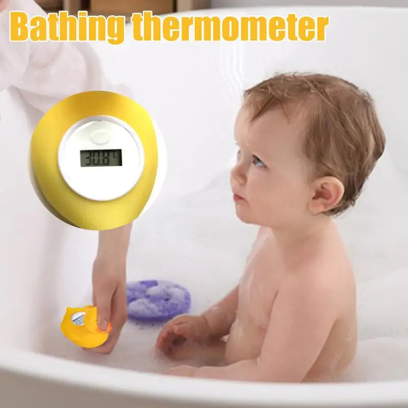 Cute Duck Shaped Baby Bath Thermometer Waterproof Toy