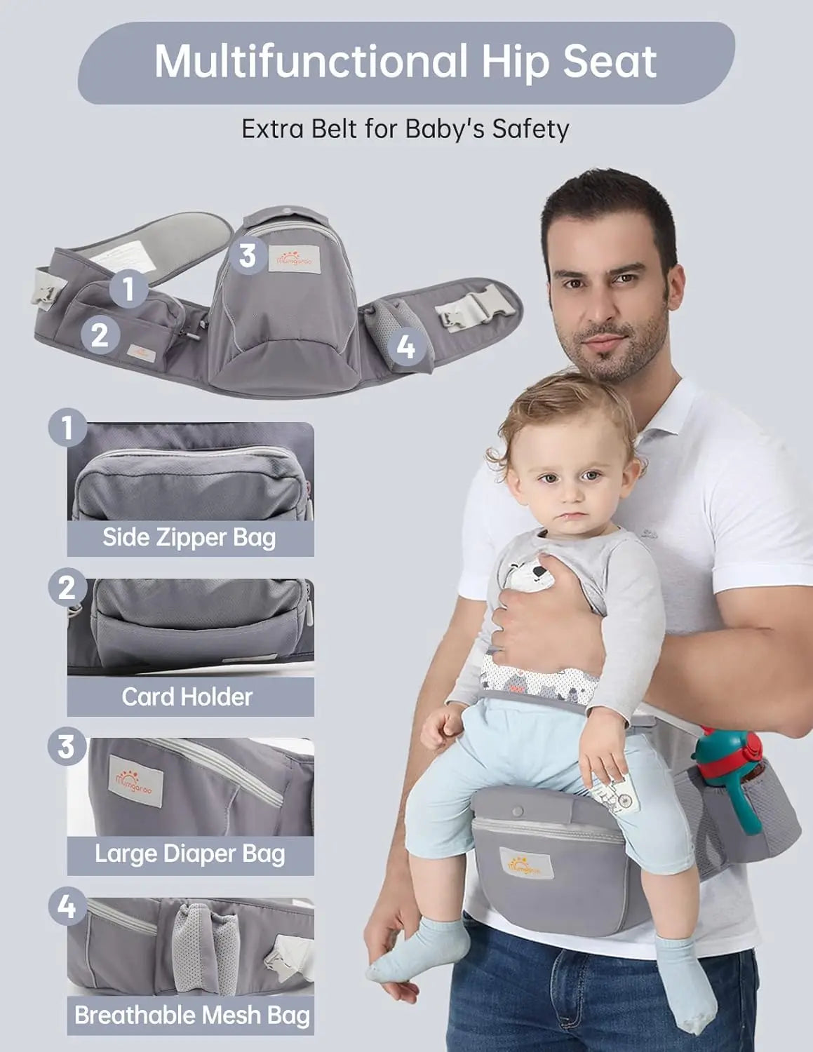 All Seasons Newborn to Toddler Baby Carrier