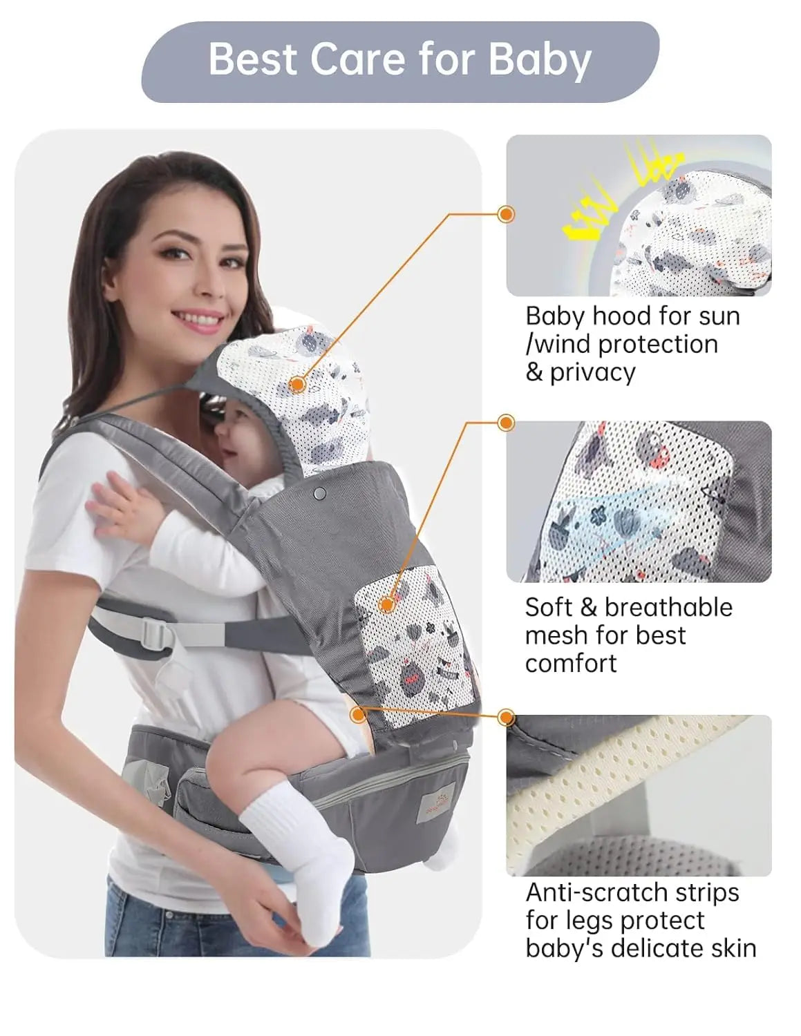 All Seasons Newborn to Toddler Baby Carrier