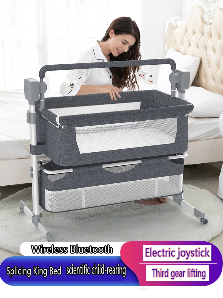 Portable Baby Cot Crib Cradle with Mosquito Net