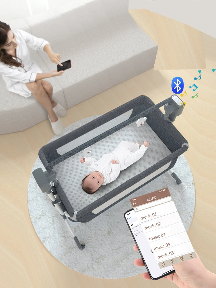 Portable Baby Cot Crib Cradle with Mosquito Net