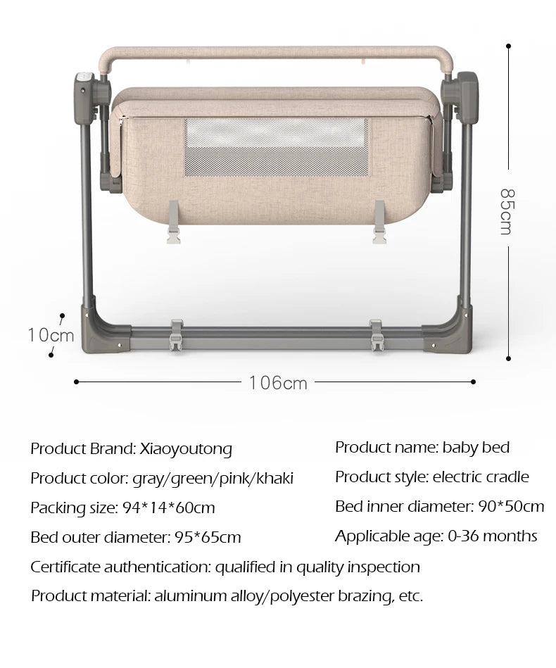 Portable Electric Baby Crib with Fast Shipping