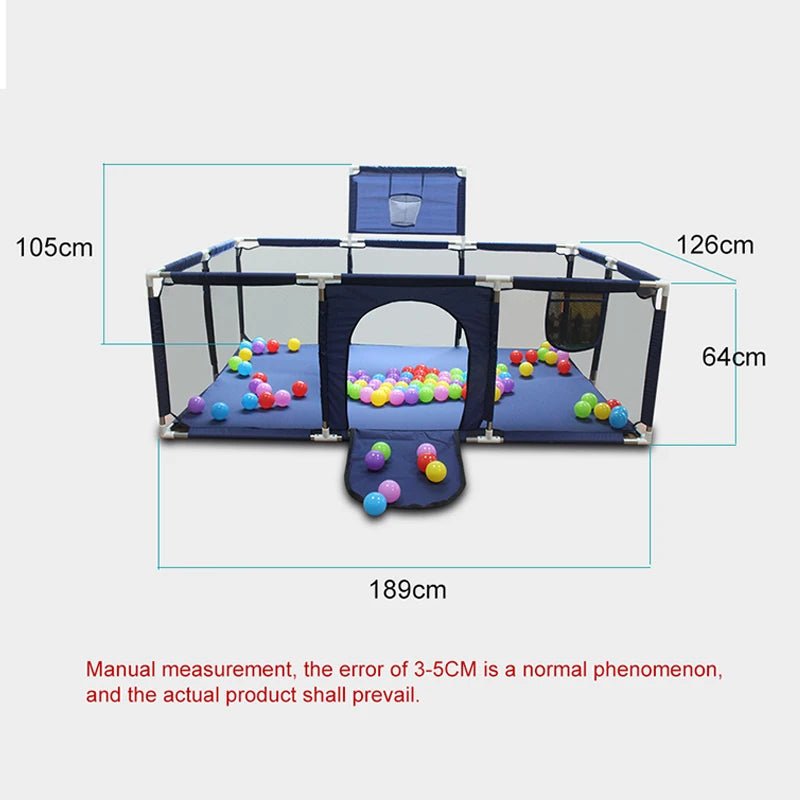 IMBABY Large Baby Playpen Safety Barrier for Kids