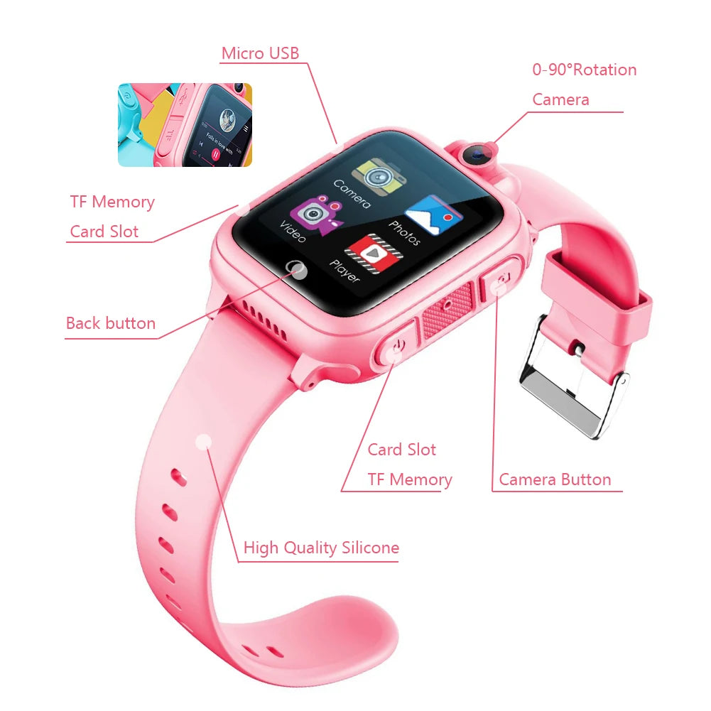 Kids Multifunctional Smart Watch with Camera Games